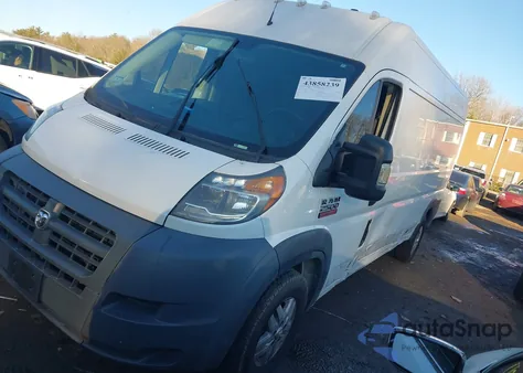 2014 Ram Promaster 2500 High Roof z USA, uszkodzony, nr VIN 3C6TRVDG7EE125509